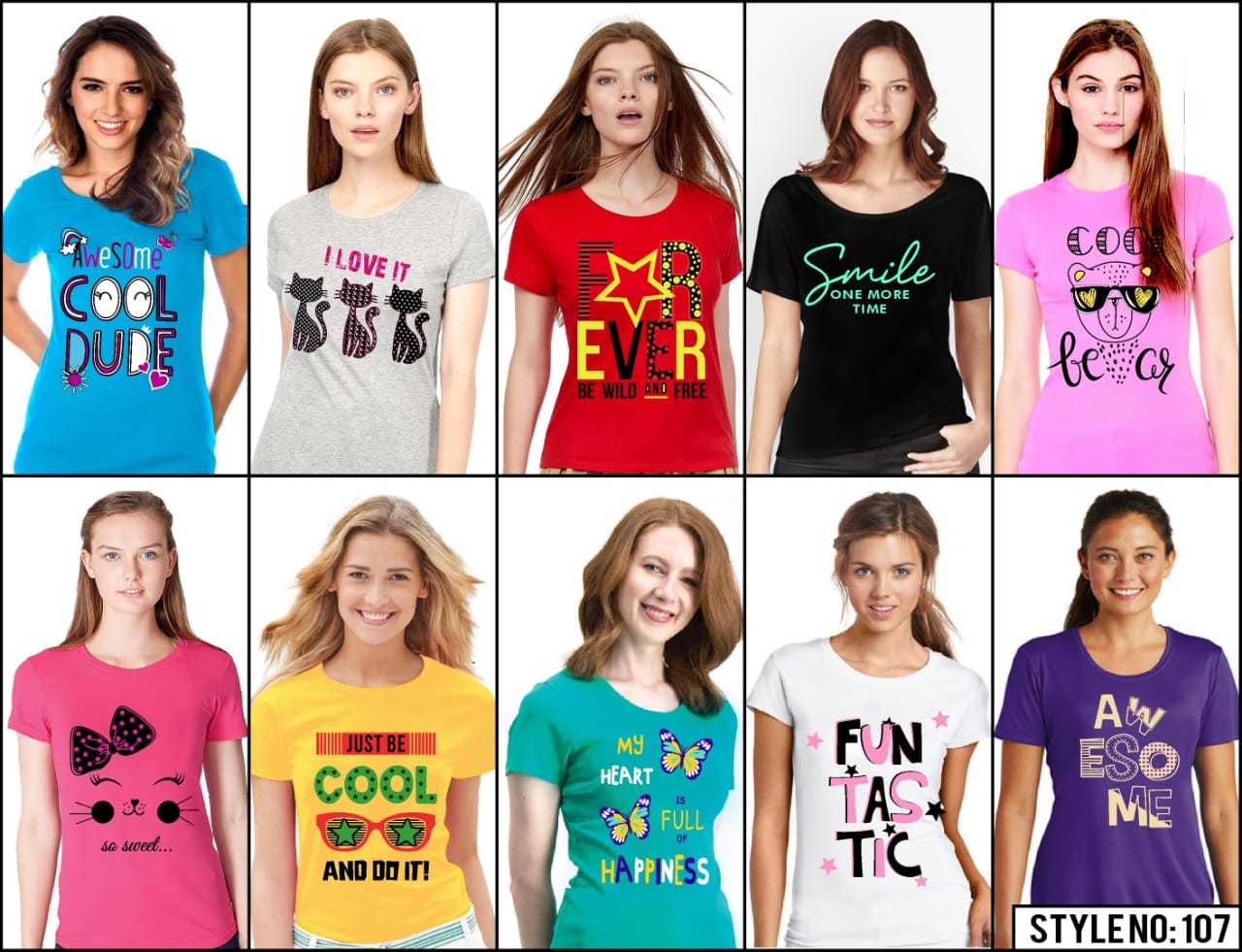 160 Gsm Half Sleeves Ladies Tops