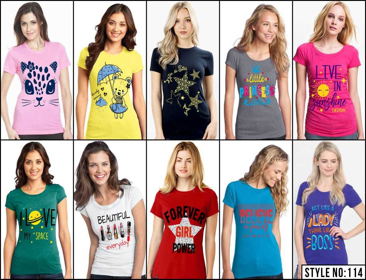 160 Gsm Half Sleeves Ladies Tops