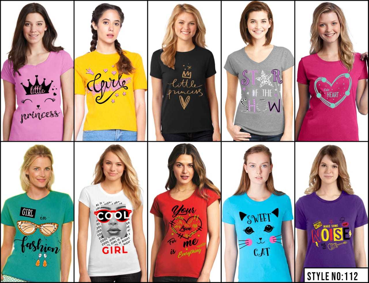 160 Gsm Half Sleeves Ladies Tops