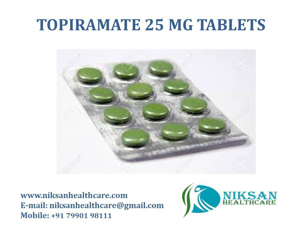 Topiramate 25 Mg Tablets General Medicines