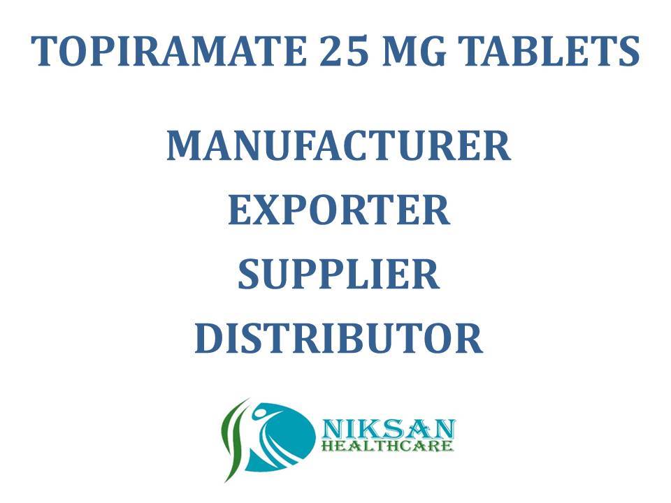 Topiramate 25 Mg Tablets General Medicines
