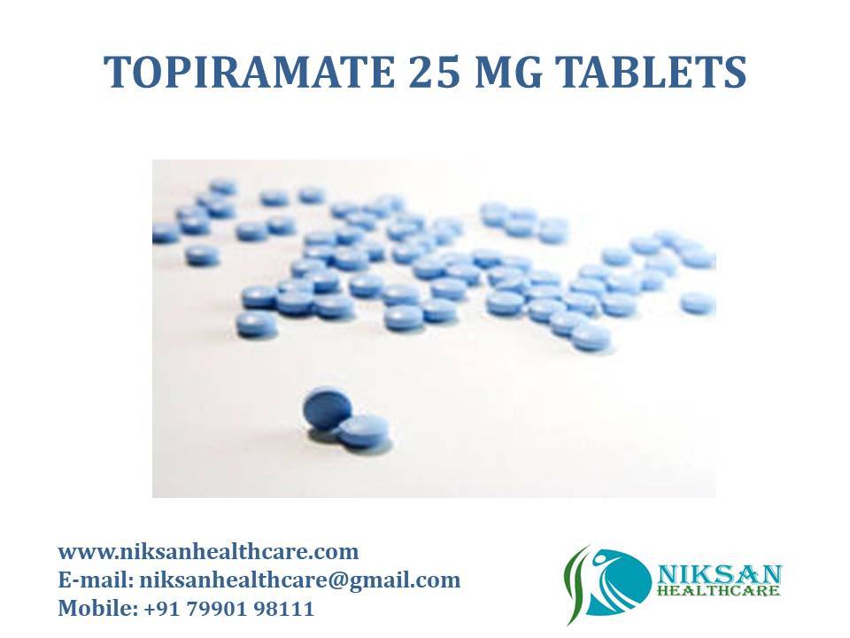 Topiramate 25 Mg Tablets General Medicines