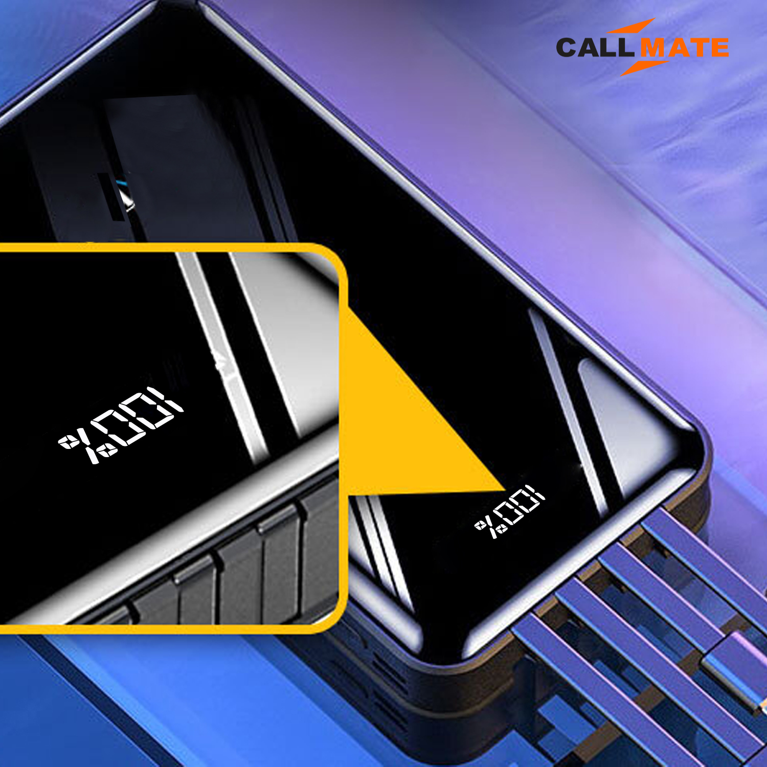 Black Power Bank 20000mah