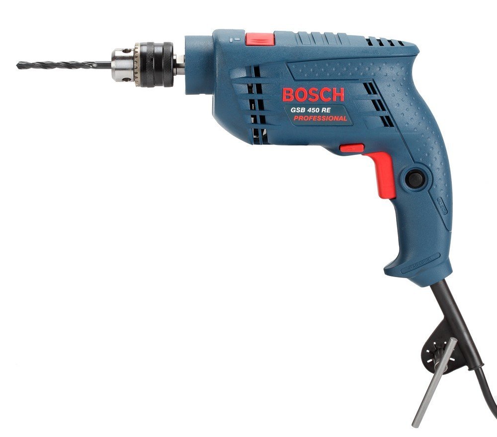 Blue Bosch Gsb 450 Kit Impact Drill