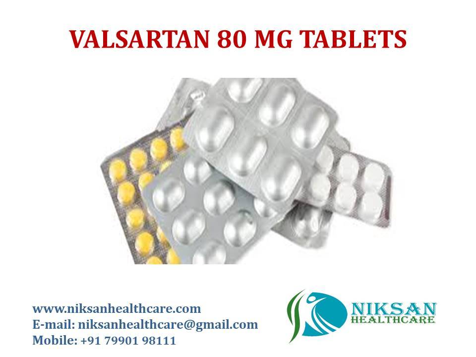 Valsartan 80 Mg Tablets General Medicines