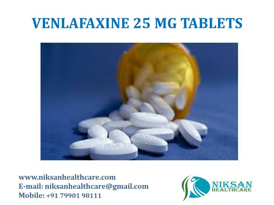 Venlafaxine 25 Mg Tablets