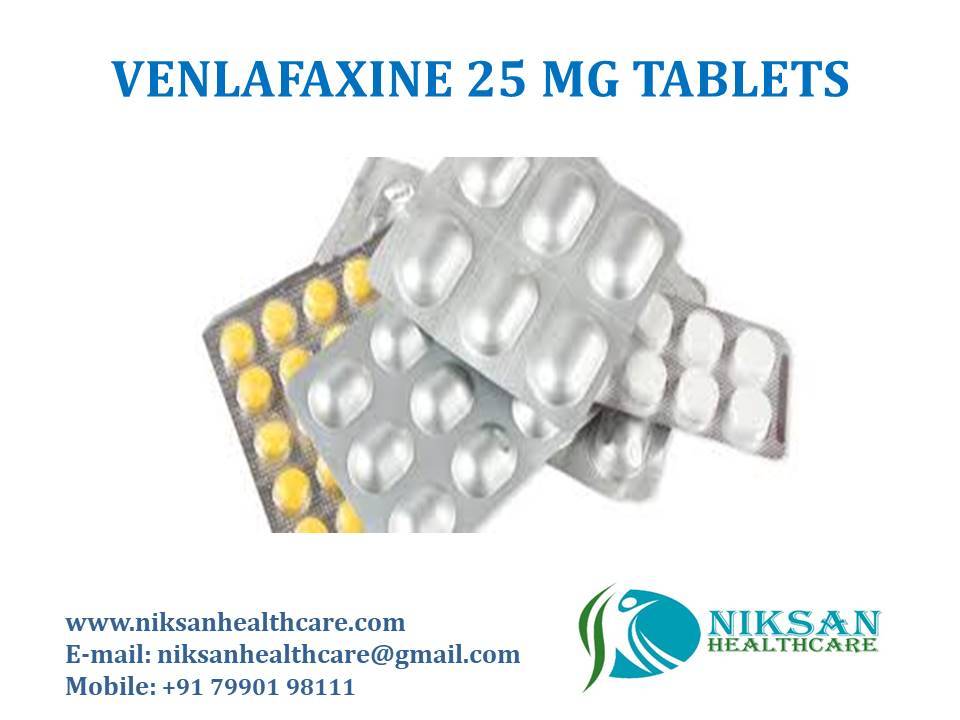 Venlafaxine 25 Mg Tablets