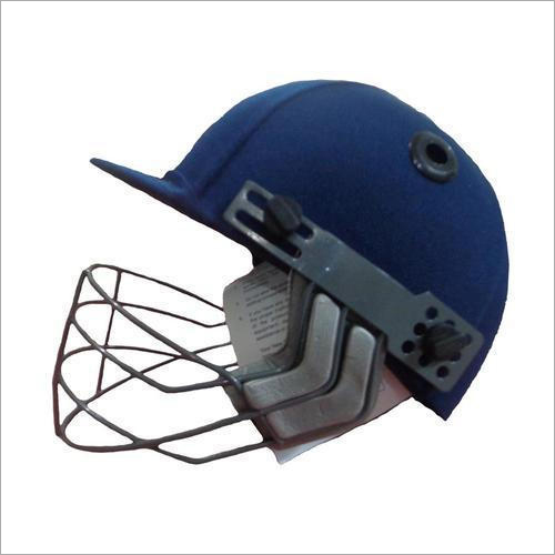 PVC Cricket Helmet - PVC, Leather, 500g | Enhanced Shock Absorption, Stylish Design, Durable Mild Steel