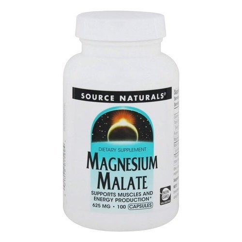 Source Naturals Magnesium Malate - 625 Mg - 100 Capsules Efficacy: Promote Healthy & Growth