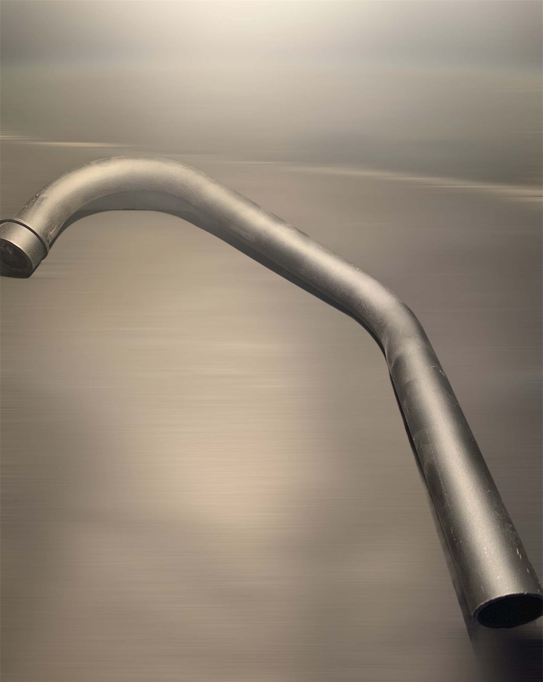Bend Pipe Honda Shine - Color: Black