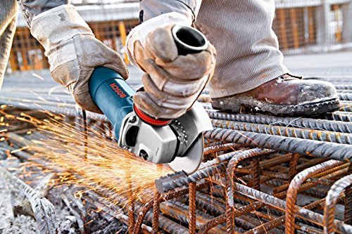 Blue And Black Bosch Gws 14-125-ci Angle Grinder