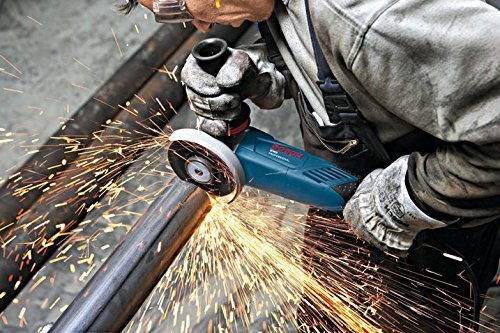 Blue And Black Bosch Gws 2000 7' Large Angle Grinder