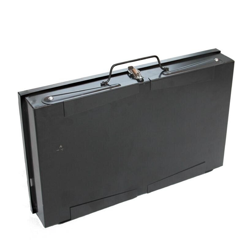 Briefcase Style Charcoal Barbecue Grill Power: No