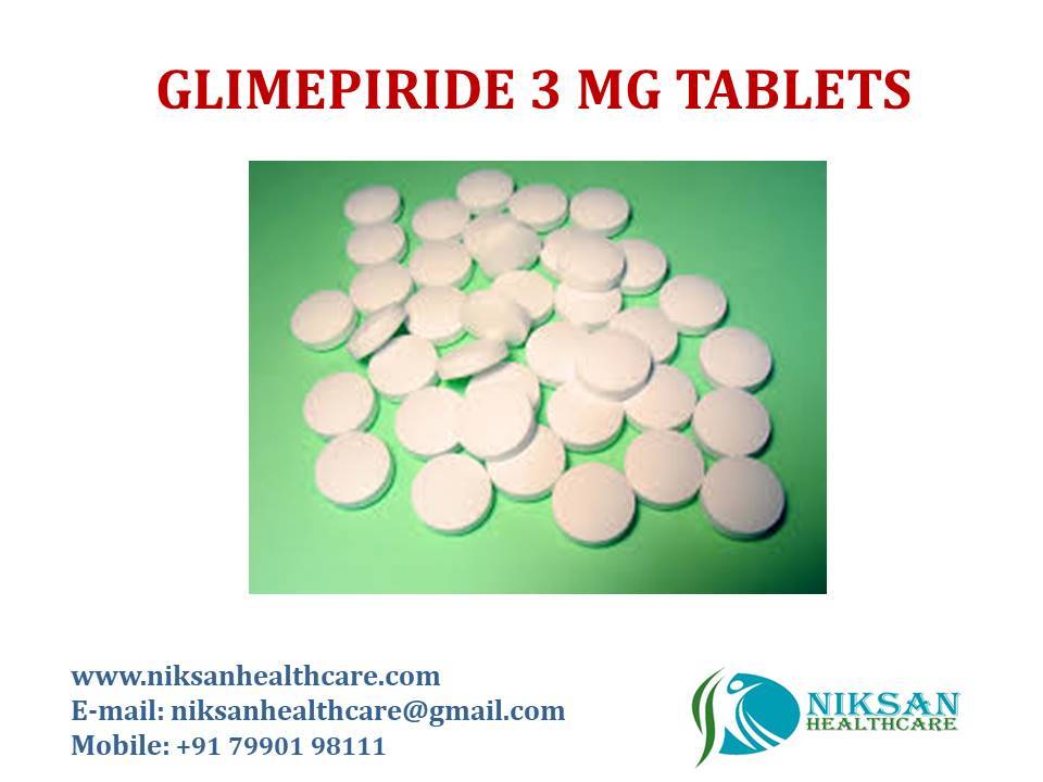 Glimepiride 3 Mg Tablets General Medicines