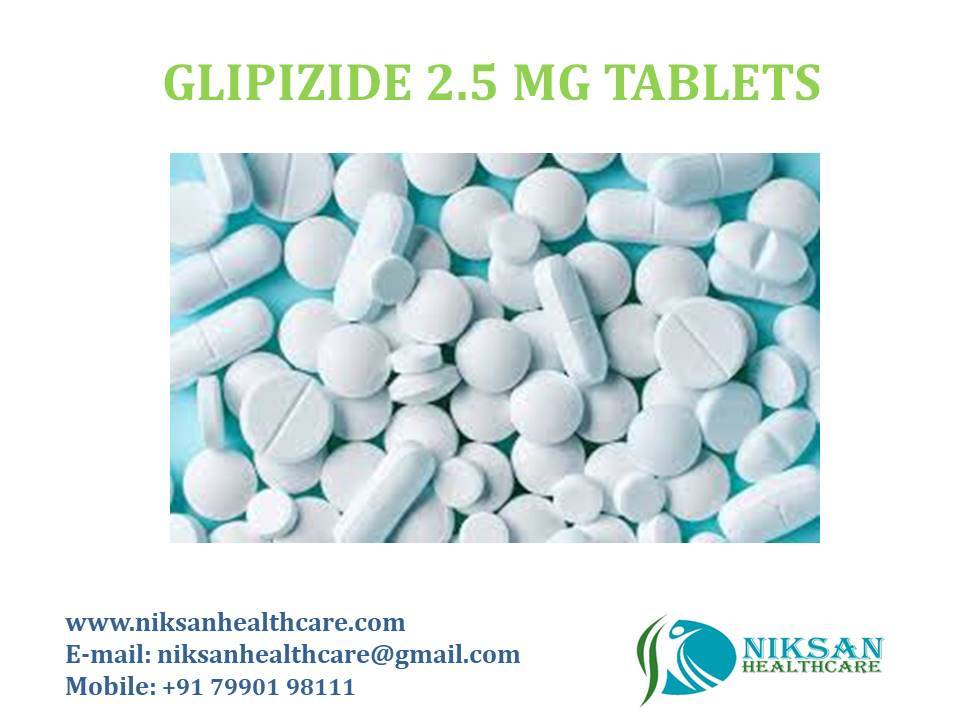 Glipizide 2.5 Mg Tablets General Medicines