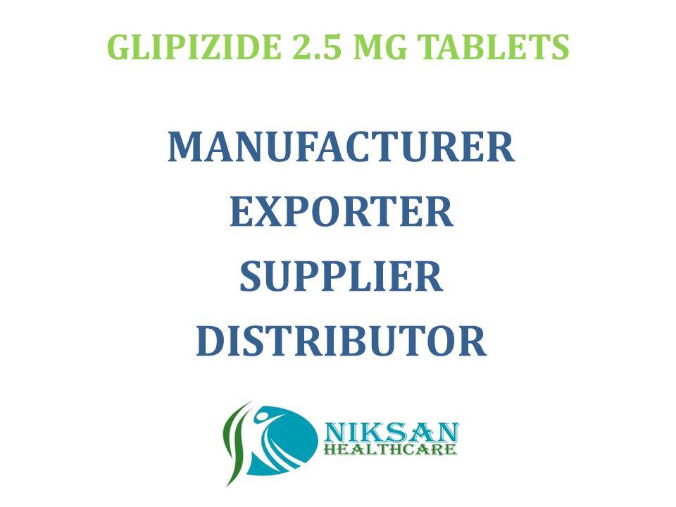 Glipizide 2.5 Mg Tablets General Medicines