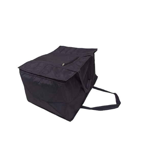 Quilt & Saree Storage Organizer - Satin & Foam, 49 X 36 X 24 Cm, Colors: Purple, Navy Blue, Black, Maroon, Dark Blue, Brown | Antistatic, Zipper Top, Customized Design