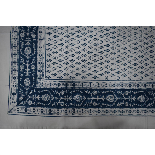 Available In Different Color Hand Block Printed Table Cloth