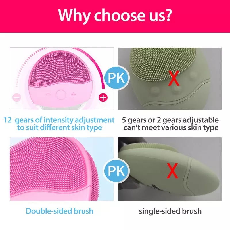 Electrical Facial Massager Brush Battery Life: No