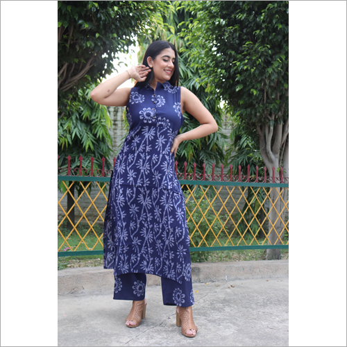 Indian Ladies Designer Navy Grey Ethnic Suit