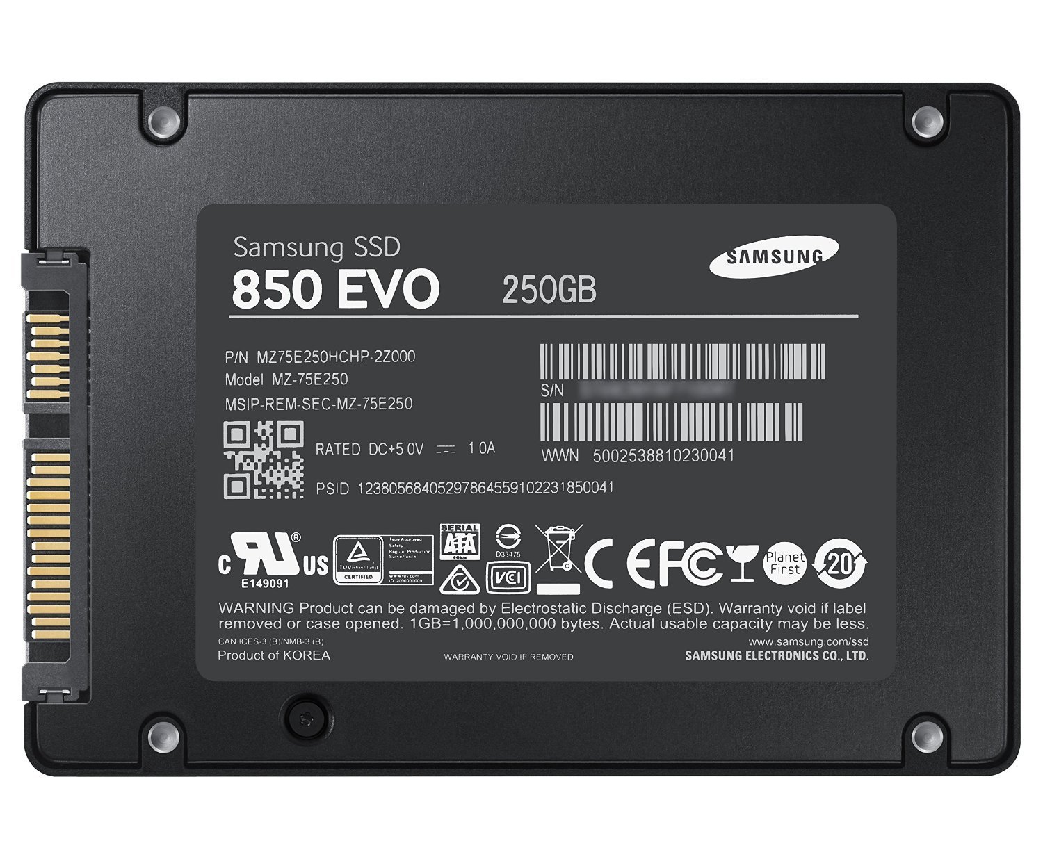 Samsung Solid State Drive Sl1500
