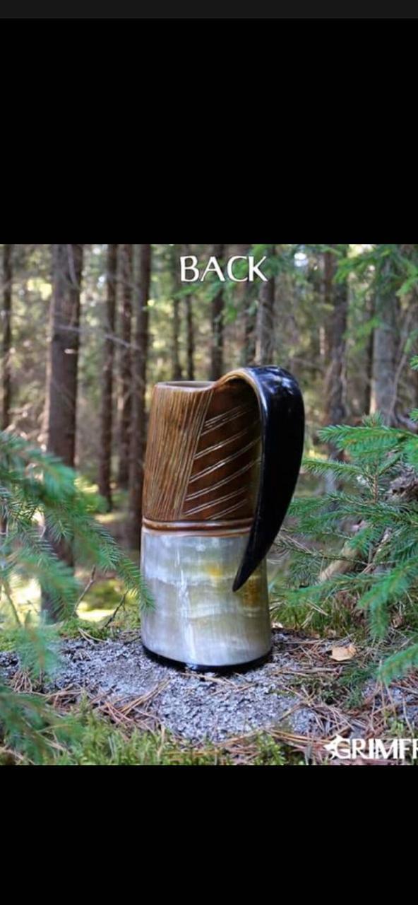 Durable Horn Mug Natural Color