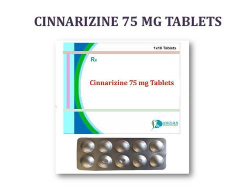 Cinnarizine 25 Mg Tablets General Medicines