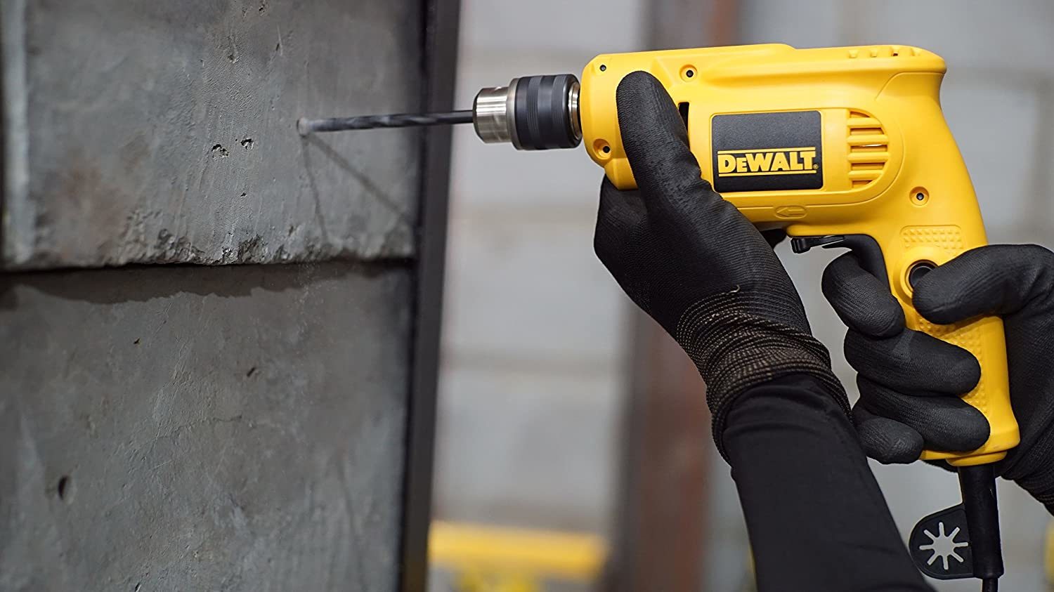 Yellow Percussion Drill Dewalt