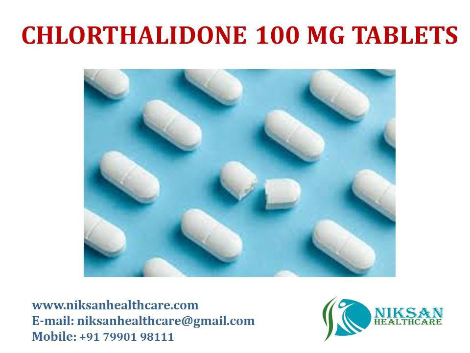 Chlorthalidone 100 Mg Tablets General Medicines