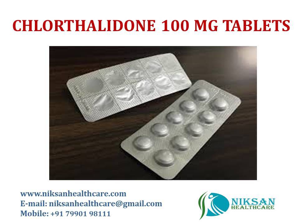 Chlorthalidone 100 Mg Tablets General Medicines