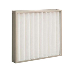 Panel Filter - Stainless Steel, 610 x 610 x 50 mm | White Color, 85% Efficiency, Non-Woven Material, Flange Type for Particulate Filtration