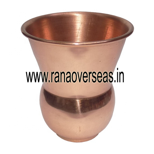Round Copper Glass