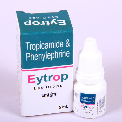 Tropicamide 0.8% & Phenylephrine 5% Hcl. Age Group: Children