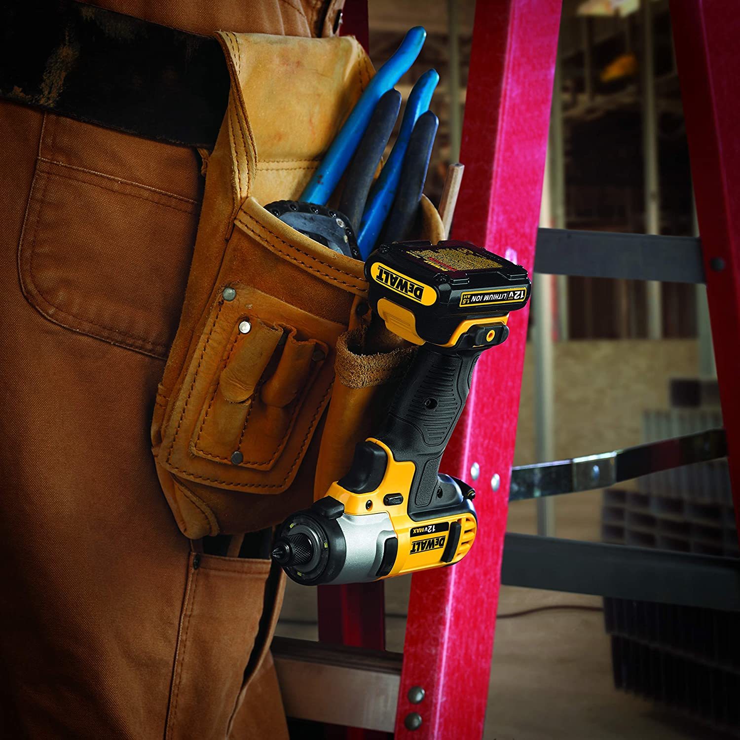 Yellow And Black Cordless Impect Wrench Driver Dewalt