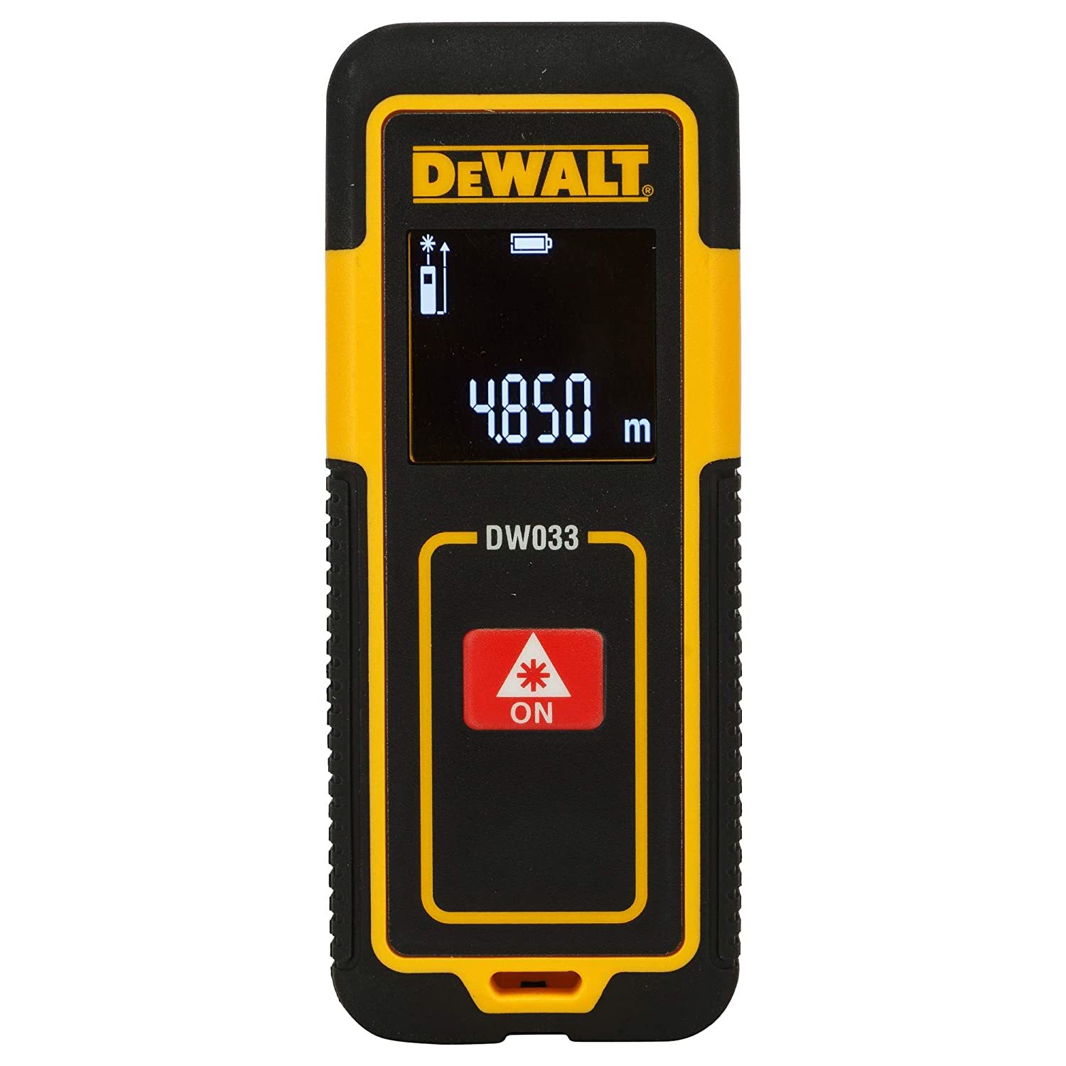 Yellow And Black Laser Distance Miter Dewalt Dw033-xj-30 M