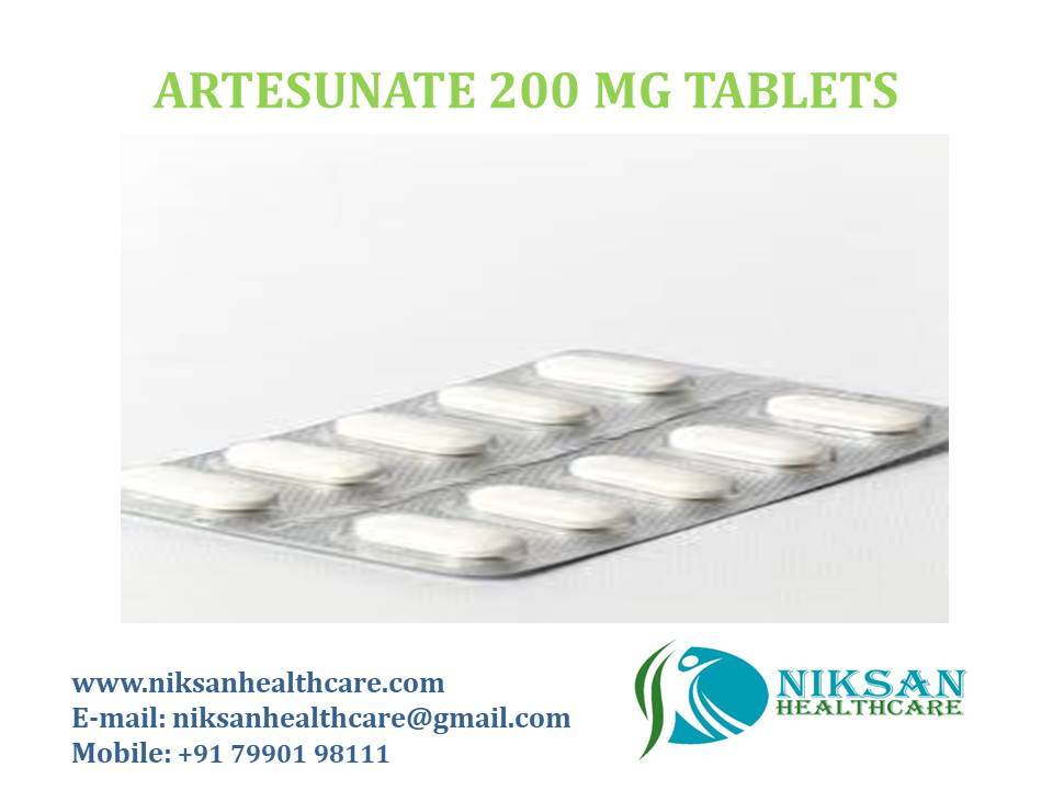 Artesunate 200 Mg Tablets - 200 Mg Dosage | Anti-malaria Treatment, High-quality Pharmaceutical Formulation, Suitable For All, Store In Cool Dry Place