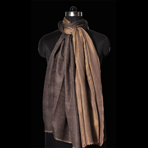 Cashmere Zari Plain Reversible Shawls