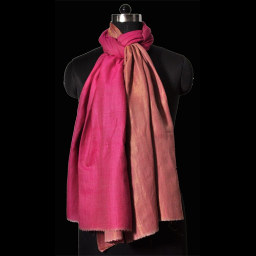 Cashmere Zari Plain Reversible Shawls