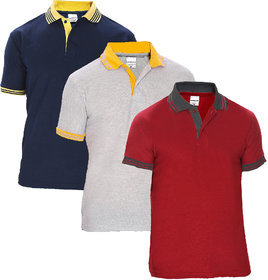Corporate Polo T Shirt - Cotton Fabric, Short Sleeves , Polo Collar With Embroidered Detailing For Male Professionals