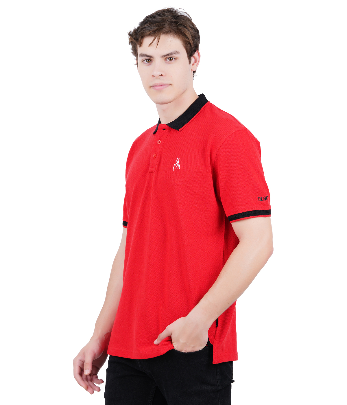 Corporate Polo T Shirt - Cotton Fabric, Short Sleeves , Polo Collar With Embroidered Detailing For Male Professionals