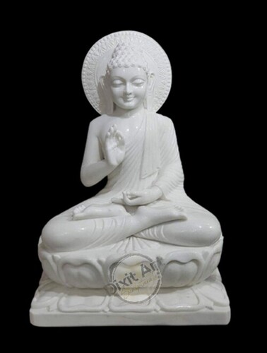 MARBLE BUDDHA STATUE