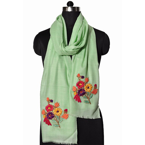 Fine Wool Signature Beaded Stole