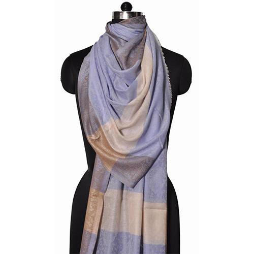 Fine Wool Bsp Border Stole