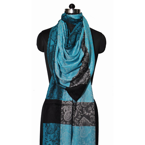 Fine Wool Bsp Border Stole
