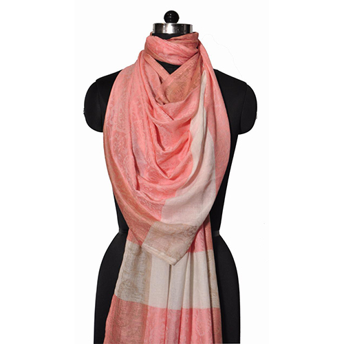 Fine Wool Bsp Border Stole