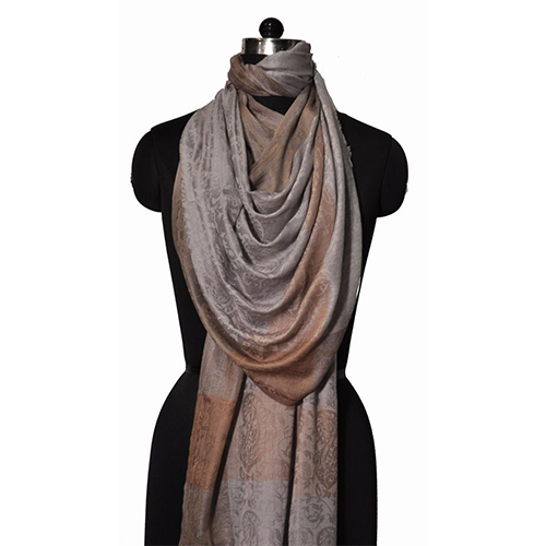 Fine Wool Bsp Border Stole