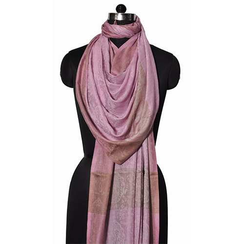 Fine Wool Bsp Border Stole