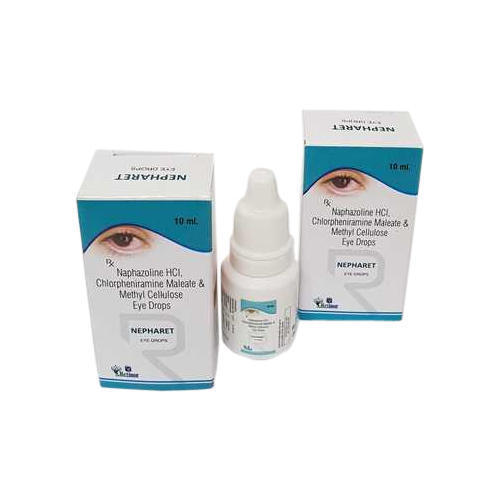 Naphazoline Hcl, Chlorpheniramine-maleate & Methyl-cellulose, Eye-drop-10ml. Age Group: Suitable For All Ages