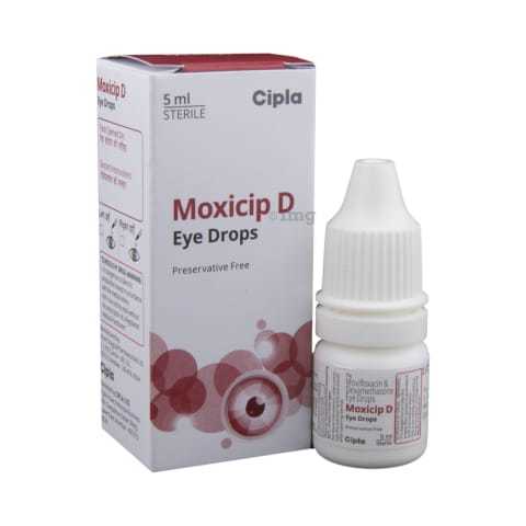 10ml Moxifloxacin & Dexamethasone-eye-drop Age Group: Suitable For All Ages