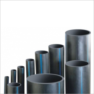 Hdpe Round Pipe - High-density Polyethylene, Black Color, Round Shape | Versatile For Water Supply, Cable Ducting, Chemical And Power Industries